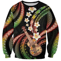 Hawaiian Ukulele Sweatshirt Jawaiian Fantastic Plumeria LT01 Unisex Reggae - Polynesian Pride