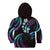 Hawaii Map Kanaka Maoli Kid Hoodie Fantastic Frangipani Amethyst Gradient