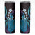 Hawaii King Kamehameha Skinny Tumbler Fantastic Plumeria Amethyst Gradient