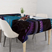 Hawaii King Kamehameha Tablecloth Fantastic Plumeria Amethyst Gradient