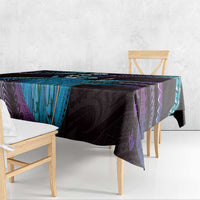 Hawaii King Kamehameha Tablecloth Fantastic Plumeria Amethyst Gradient
