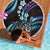 Hawaii Shaka Sign Beach Blanket Fantastic Frangipani Amethyst Gradient