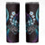 Hawaii Shaka Sign Skinny Tumbler Fantastic Frangipani Amethyst Gradient