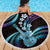 Hawaiian Ukulele Beach Blanket Amethyst Gradient Fantastic Plumeria