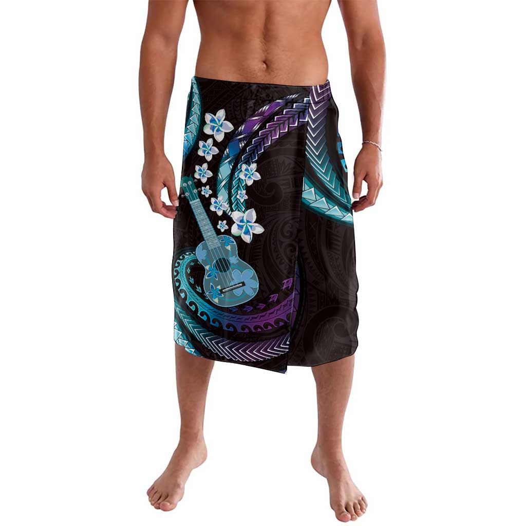 Hawaiian Ukulele Lavalava Amethyst Gradient Fantastic Plumeria