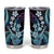 Hawaiian Ukulele Tumbler Cup Amethyst Gradient Fantastic Plumeria