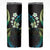 Hawaii Map Kanaka Maoli Skinny Tumbler Fantastic Frangipani Chartreuse Cyan