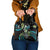 Hawaii Shaka Sign Shoulder Handbag Fantastic Frangipani Chartreuse Cyan