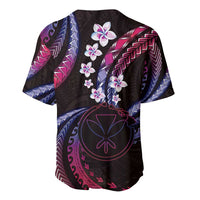 Hawaii Map Kanaka Maoli Baseball Jersey Fantastic Frangipani Sweet Dream LT01 - Polynesian Pride