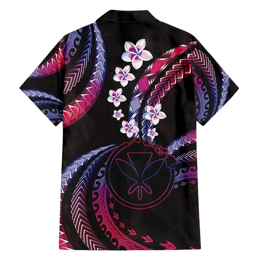 Hawaii Map Kanaka Maoli Family Matching Long Sleeve Bodycon Dress and Hawaiian Shirt Fantastic Frangipani Sweet Dream