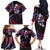 Hawaii Map Kanaka Maoli Family Matching Off The Shoulder Long Sleeve Dress and Hawaiian Shirt Fantastic Frangipani Sweet Dream