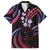 Hawaii Map Kanaka Maoli Family Matching Off The Shoulder Long Sleeve Dress and Hawaiian Shirt Fantastic Frangipani Sweet Dream