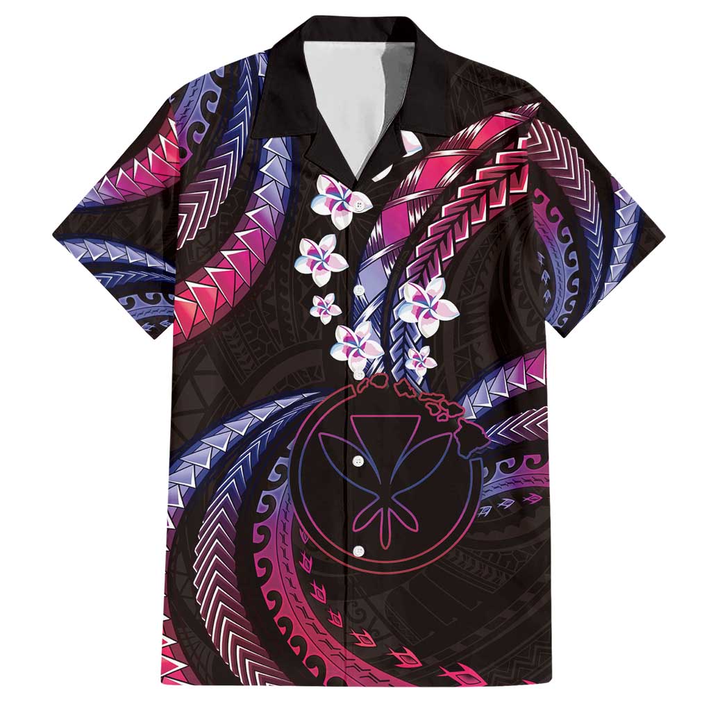 Hawaii Map Kanaka Maoli Family Matching Short Sleeve Bodycon Dress and Hawaiian Shirt Fantastic Frangipani Sweet Dream