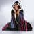 Hawaii Map Kanaka Maoli Hooded Blanket Fantastic Frangipani Sweet Dream
