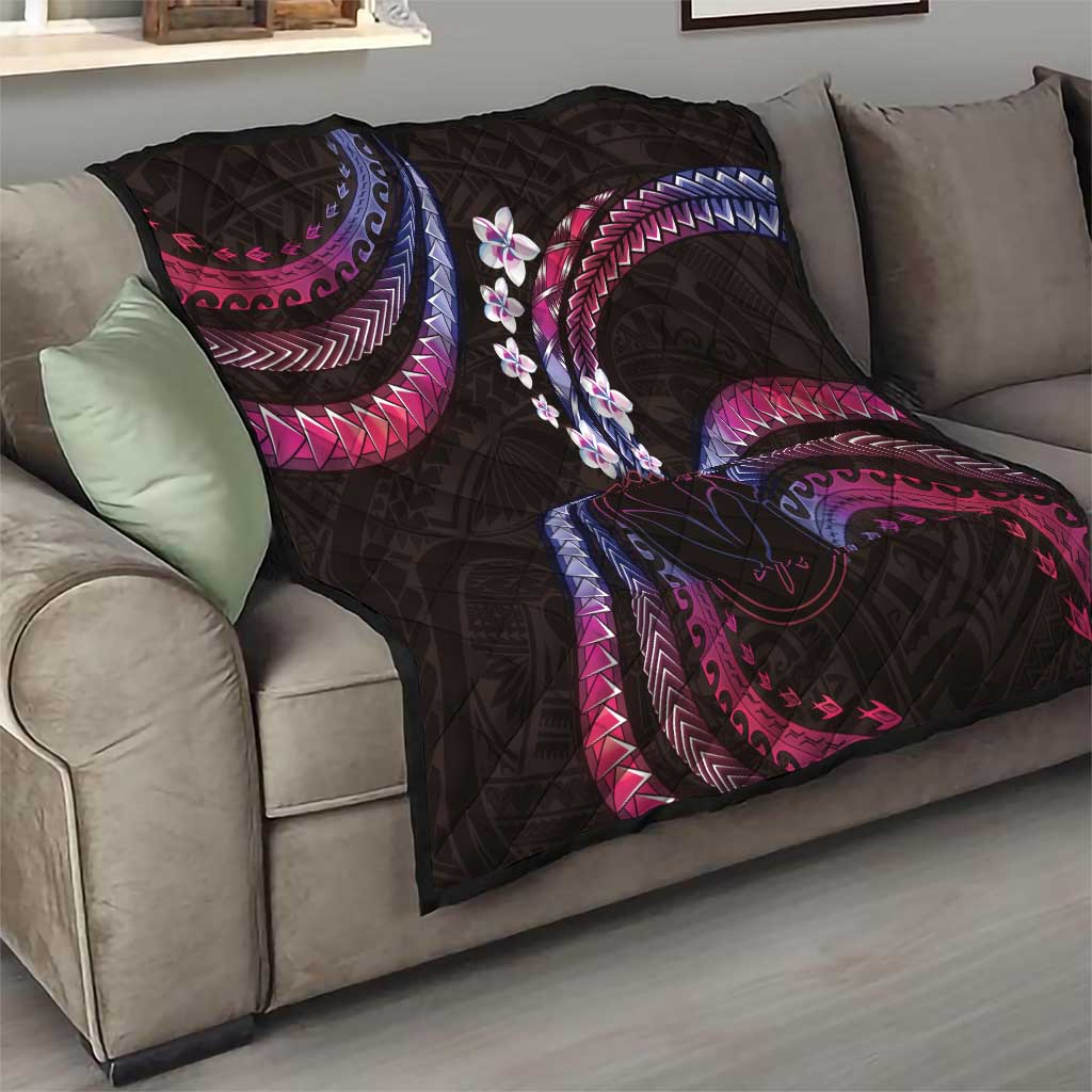 Hawaii Map Kanaka Maoli Quilt Fantastic Frangipani Sweet Dream