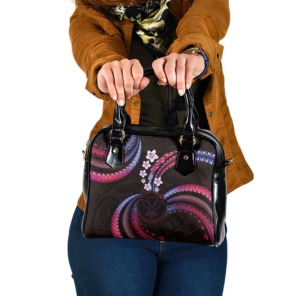Hawaii Map Kanaka Maoli Shoulder Handbag Fantastic Frangipani Sweet Dream