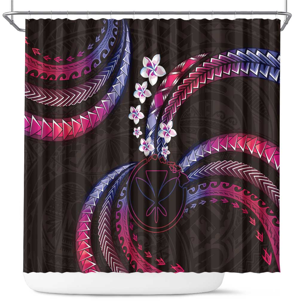 Hawaii Map Kanaka Maoli Shower Curtain Fantastic Frangipani Sweet Dream