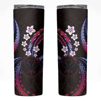 Hawaii Map Kanaka Maoli Skinny Tumbler Fantastic Frangipani Sweet Dream