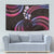 Hawaii Map Kanaka Maoli Tapestry Fantastic Frangipani Sweet Dream