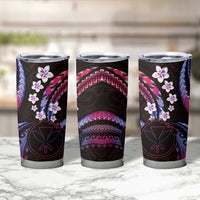 Hawaii Map Kanaka Maoli Tumbler Cup Fantastic Frangipani Sweet Dream