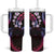 Hawaii Map Kanaka Maoli Tumbler With Handle Fantastic Frangipani Sweet Dream