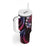 Hawaii Map Kanaka Maoli Tumbler With Handle Fantastic Frangipani Sweet Dream