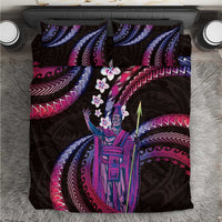 Hawaii King Kamehameha Bedding Set Fantastic Plumeria Sweet Vibes