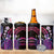 Hawaii King Kamehameha 4 in 1 Can Cooler Tumbler Fantastic Plumeria Sweet Vibes