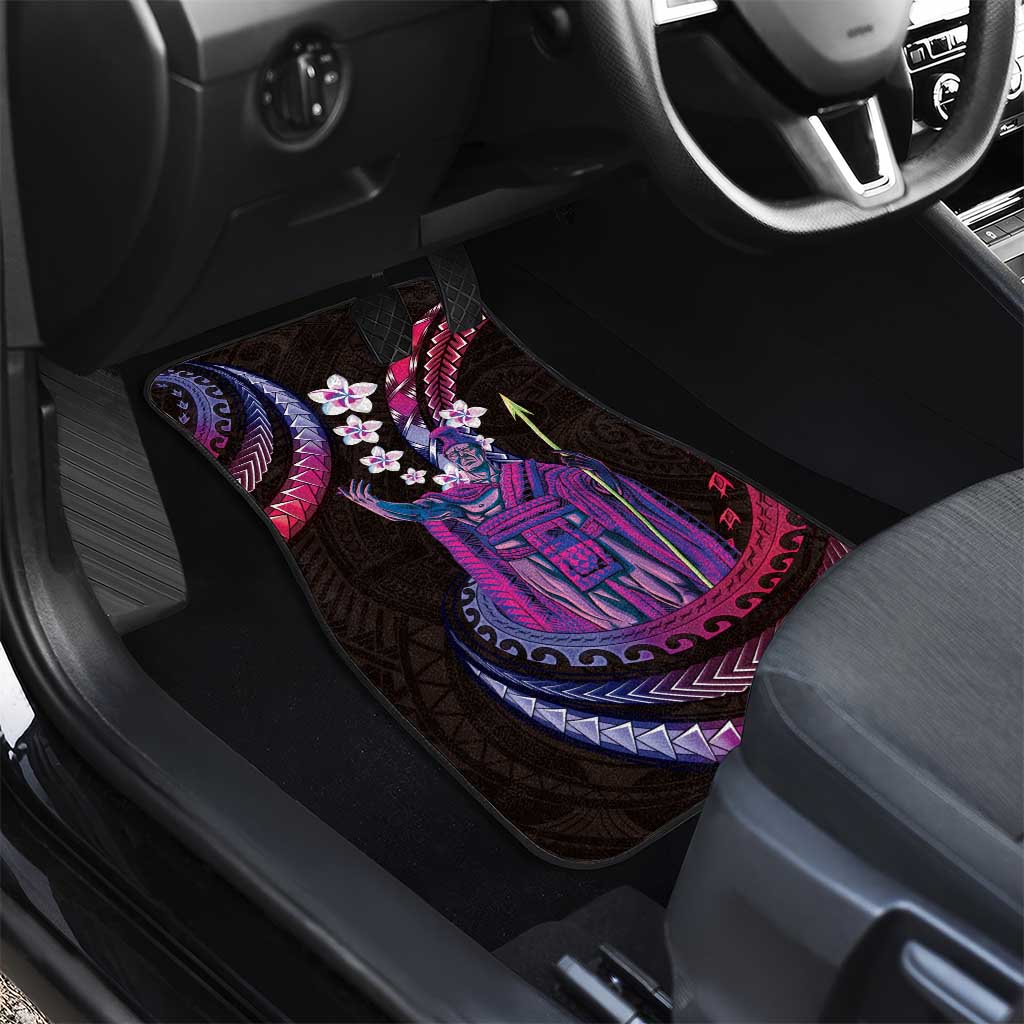 Hawaii King Kamehameha Car Mats Fantastic Plumeria Sweet Vibes