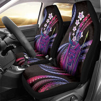 Hawaii King Kamehameha Car Seat Cover Fantastic Plumeria Sweet Vibes