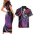 Hawaii King Kamehameha Couples Matching Short Sleeve Bodycon Dress and Hawaiian Shirt Fantastic Plumeria Sweet Vibes