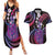 Hawaii King Kamehameha Couples Matching Summer Maxi Dress and Hawaiian Shirt Fantastic Plumeria Sweet Vibes