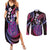 Hawaii King Kamehameha Couples Matching Summer Maxi Dress and Long Sleeve Button Shirt Fantastic Plumeria Sweet Vibes