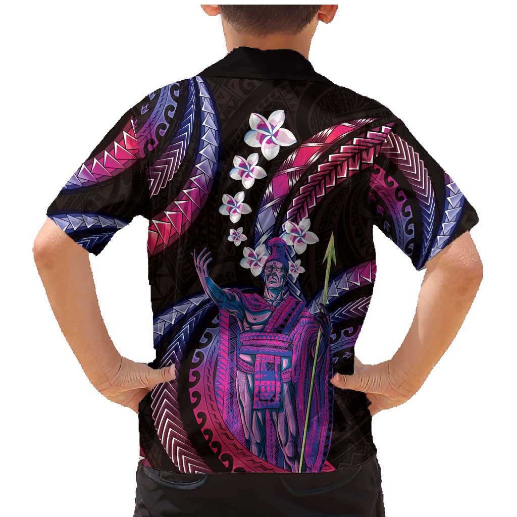 Hawaii King Kamehameha Family Matching Mermaid Dress and Hawaiian Shirt Fantastic Plumeria Sweet Vibes