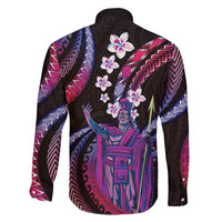 Hawaii King Kamehameha Family Matching Puletasi and Hawaiian Shirt Fantastic Plumeria Sweet Vibes LT01 - Polynesian Pride