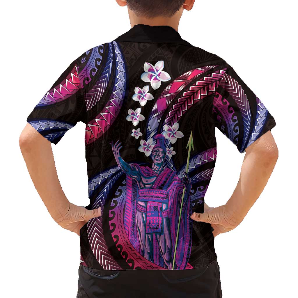 Hawaii King Kamehameha Kid Hawaiian Shirt Fantastic Plumeria Sweet Vibes LT01 - Polynesian Pride