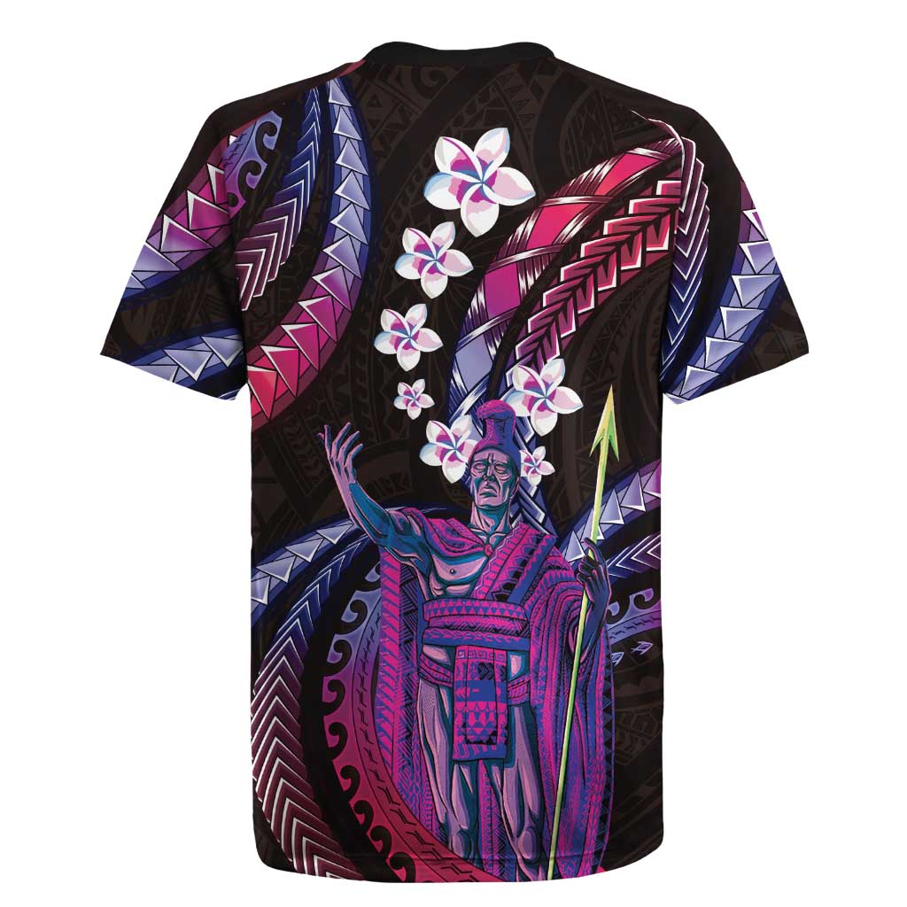 Hawaii King Kamehameha Rugby Jersey Fantastic Plumeria Sweet Vibes LT01 - Polynesian Pride