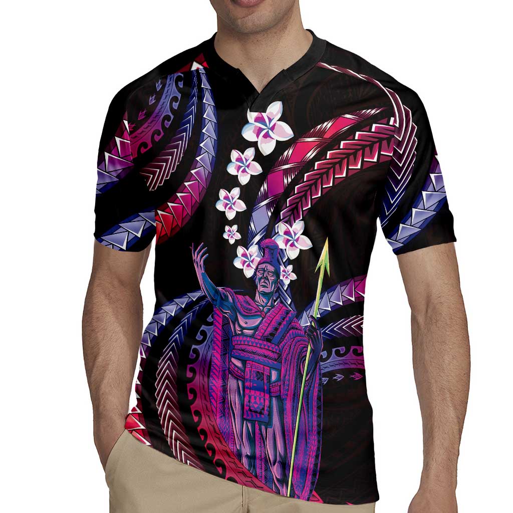 Hawaii King Kamehameha Rugby Jersey Fantastic Plumeria Sweet Vibes LT01 - Polynesian Pride