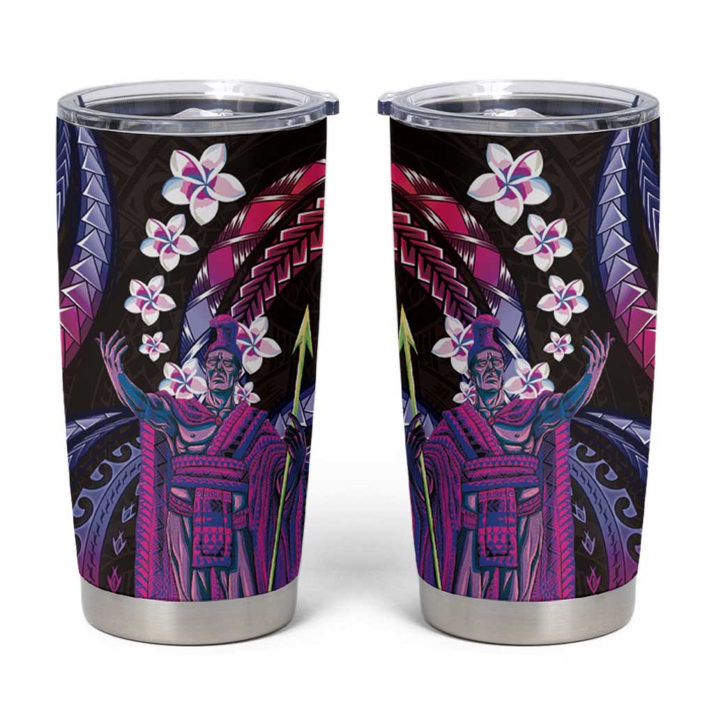 Hawaii King Kamehameha Tumbler Cup Fantastic Plumeria Sweet Vibes