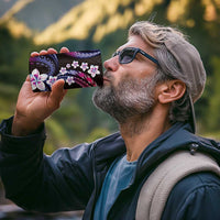 Hawaii Plumeria 4 in 1 Can Cooler Tumbler Sweet Gradient Polynesian Pattern