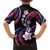 Hawaii Plumeria Family Matching Off Shoulder Maxi Dress and Hawaiian Shirt Sweet Gradient Polynesian Pattern
