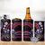 Hawaii Shaka Sign 4 in 1 Can Cooler Tumbler Fantastic Frangipani Sweet Vibes