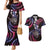 Hawaii Shaka Sign Couples Matching Mermaid Dress and Hawaiian Shirt Fantastic Frangipani Sweet Vibes