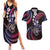 Hawaii Shaka Sign Couples Matching Summer Maxi Dress and Hawaiian Shirt Fantastic Frangipani Sweet Vibes