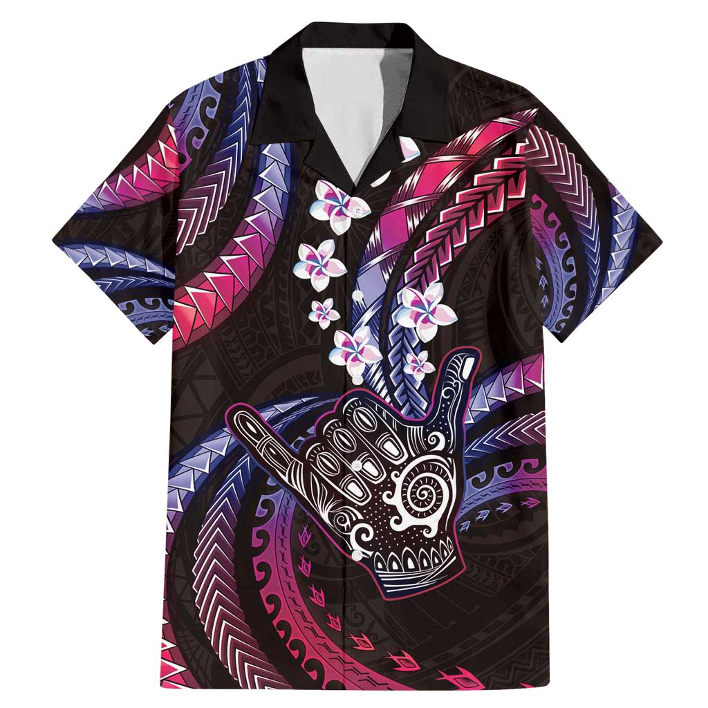 Hawaii Shaka Sign Family Matching Mermaid Dress and Hawaiian Shirt Fantastic Frangipani Sweet Vibes