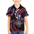 Hawaii Shaka Sign Family Matching Off The Shoulder Long Sleeve Dress and Hawaiian Shirt Fantastic Frangipani Sweet Vibes