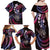 Hawaii Shaka Sign Family Matching Off Shoulder Maxi Dress and Hawaiian Shirt Fantastic Frangipani Sweet Vibes