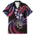Hawaii Shaka Sign Family Matching Off Shoulder Maxi Dress and Hawaiian Shirt Fantastic Frangipani Sweet Vibes