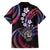 Hawaii Shaka Sign Family Matching Off Shoulder Maxi Dress and Hawaiian Shirt Fantastic Frangipani Sweet Vibes