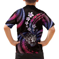 Hawaii Shaka Sign Kid Hawaiian Shirt Fantastic Frangipani Sweet Vibes
